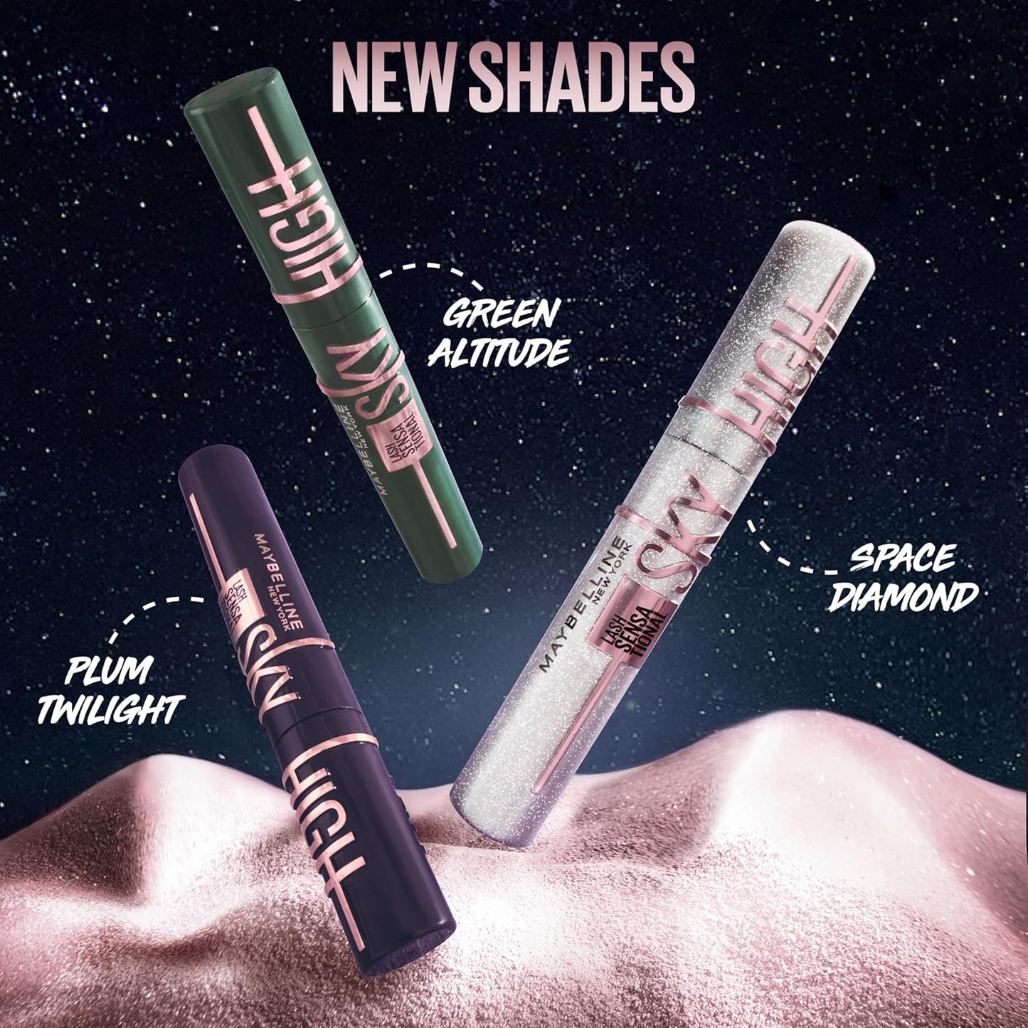 Get Gorgeous Lashes with Maybelline Sky High Mascara - Length, Definition, and Curl Awaits! 💖✨ #GlamGoals #Maybelline