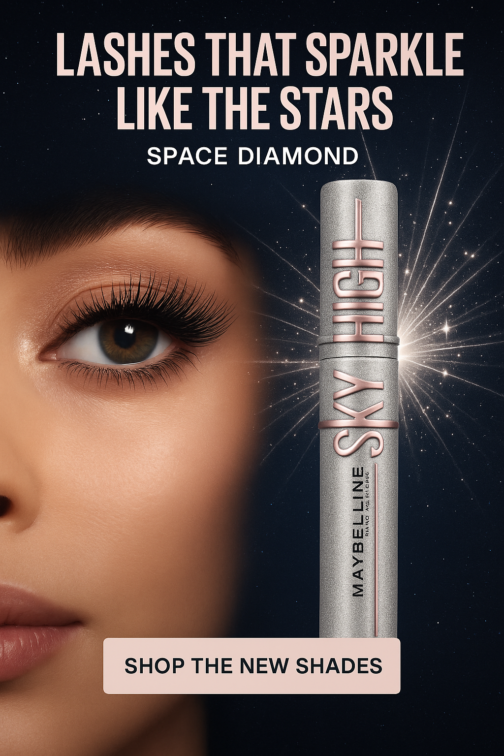 Get Gorgeous Lashes with Maybelline Sky High Mascara - Length, Definition, and Curl Awaits! 💖✨ #GlamGoals #Maybelline